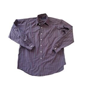 POLO by Ralph Lauren button up, long sleeve collared, size Large, light flannel